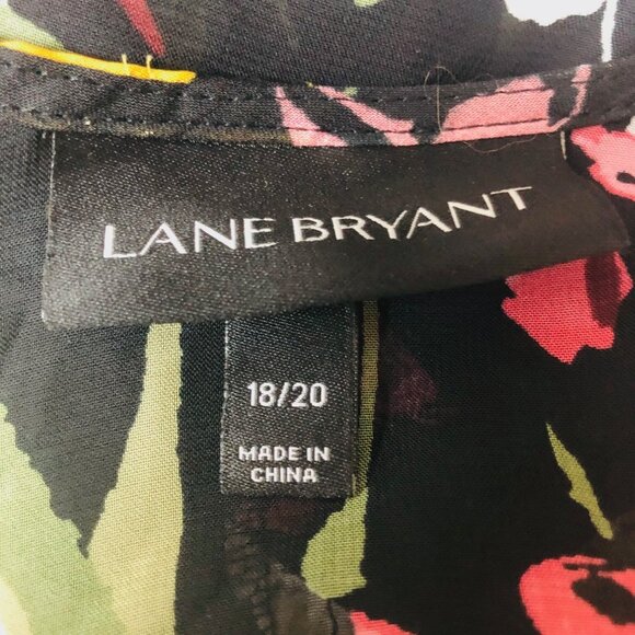 Lane Bryant Womens Tank Top Sheer Overblouse Cold Shoulder Flowy Fairy BOHO 2X - Picture 6 of 10